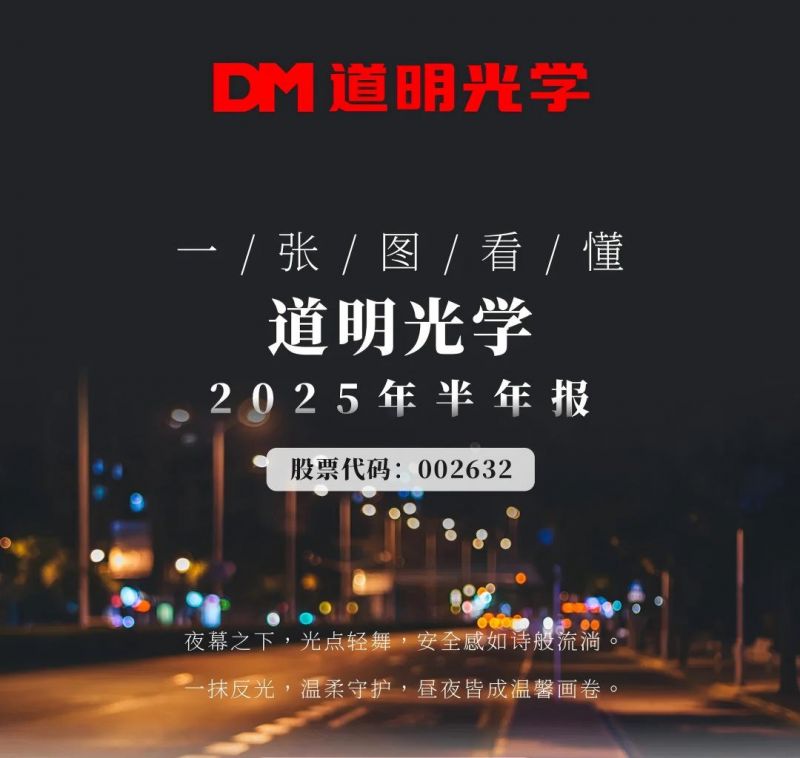 一张图看懂丨道明光学2025年半年报
